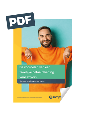 De voordelen van een zakelijke betaalrekening voor zzp’ers (gratis gids) mockup
