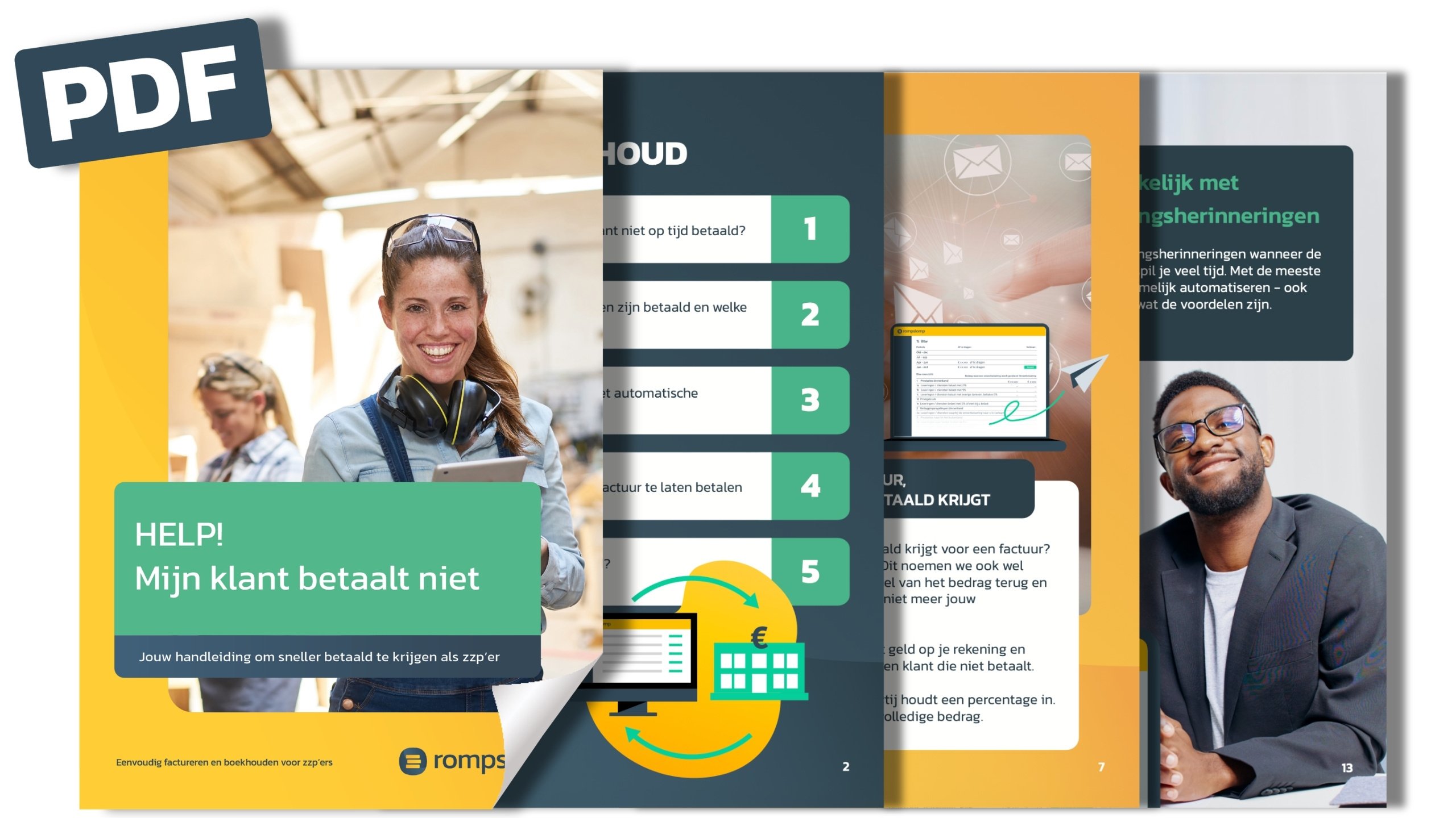 Gids afbeeldingen - webpagina - Help mijn klant betaald niet