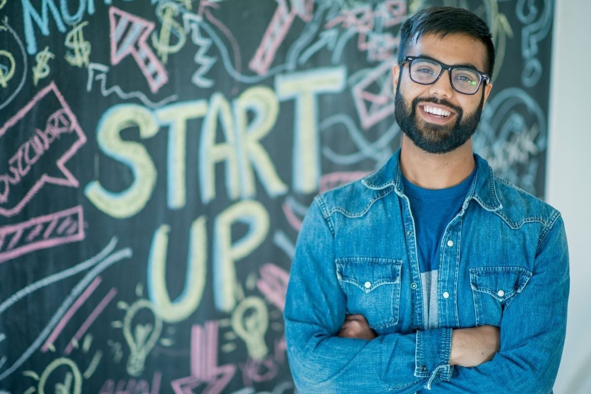 Ondernemer met een start up